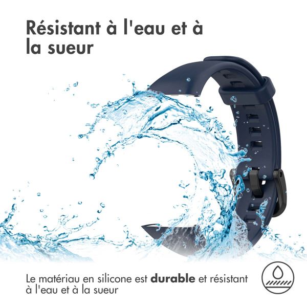 iMoshion Bracelet en silicone Huawei Band 6 / Honor Band 6 - Bleu foncé