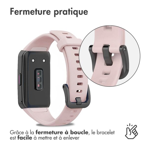 imoshion Bracelet en silicone Huawei Band 6 / Honor Band 6 - Rose