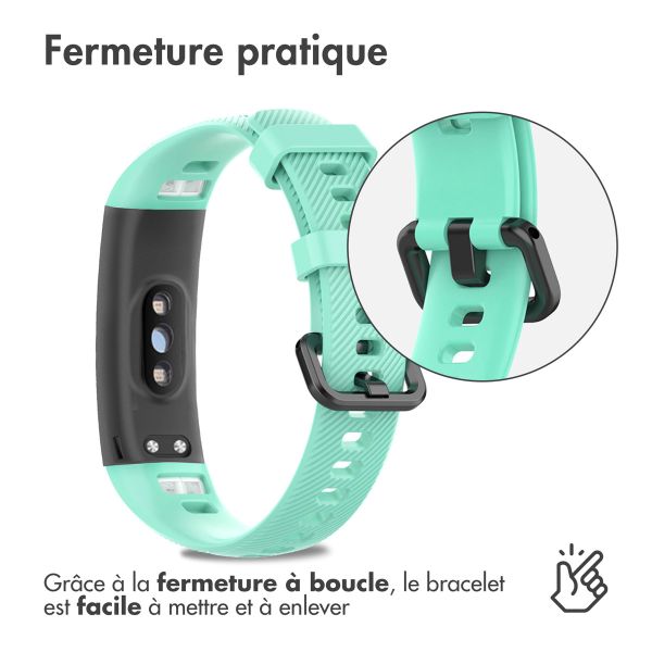 iMoshion Bracelet en silicone Honor Band 4 - Turquoise