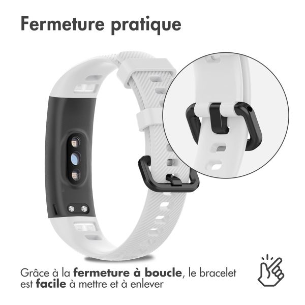 imoshion Bracelet en silicone Honor Band 4 - Blanc