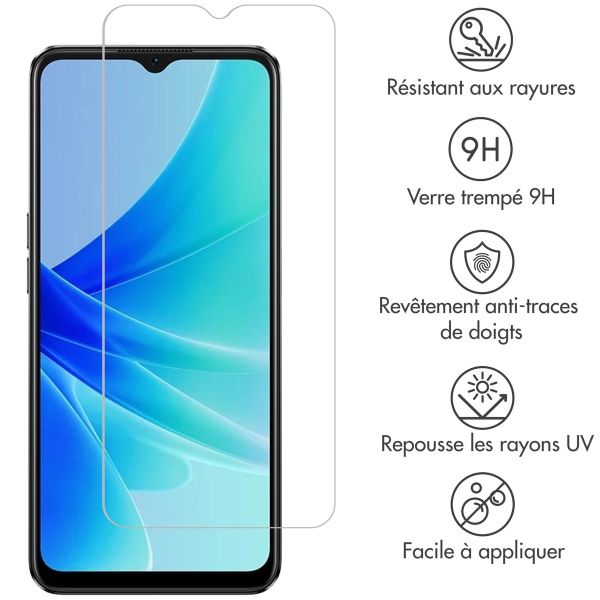 Selencia Protection d'écran en verre trempé Oppo A57(s) / A77 / A78 (5G)