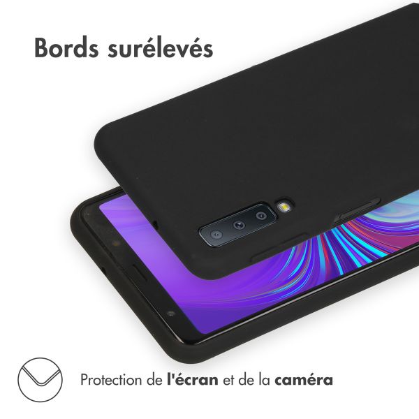 imoshion Coque Couleur Samsung Galaxy A7 (2018) - Noir