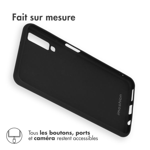 imoshion Coque Couleur Samsung Galaxy A7 (2018) - Noir