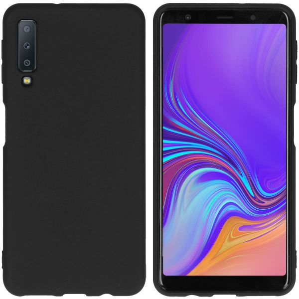 iMoshion Coque Couleur Samsung Galaxy A7 (2018) - Noir