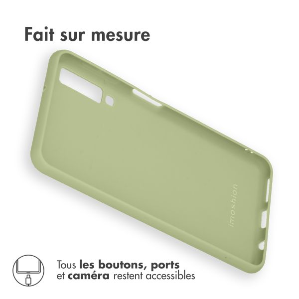 imoshion Coque Couleur Samsung Galaxy A7 (2018) - Olive Green