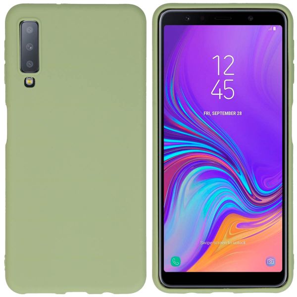 imoshion Coque Couleur Samsung Galaxy A7 (2018) - Olive Green