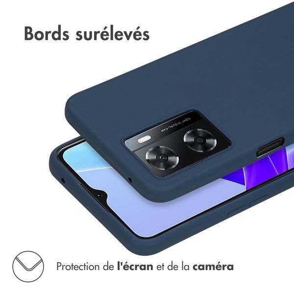 imoshion Coque Couleur Oppo A57(s) - Bleu foncé