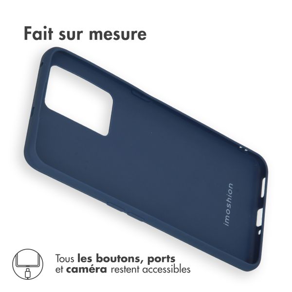 imoshion Coque Couleur Realme GT Neo 3 - Bleu foncé