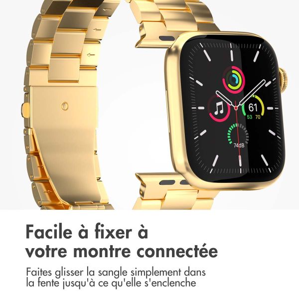 imoshion Bracelet en acier Apple Watch Series 1-9 / SE - 38/40/41 mm / Series 10 - 42 mm - Dorée