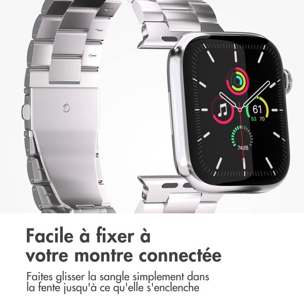 iMoshion Bracelet en acier Apple Watch Series 1-9 / SE - 38/40/41 mm - Argent