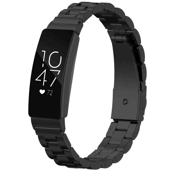 iMoshion Bracelet en acier Fitbit Inspire 2 / HR / ACE2 / ACE3 - Noir