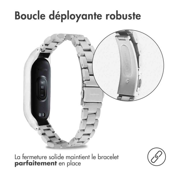 imoshion Bracelet en acier Xiaomi Mi Band 7 - Argent