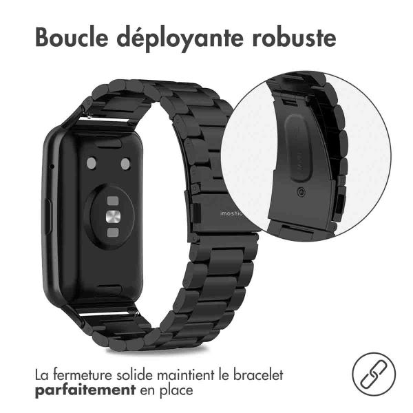 imoshion Bracelet en acier Huawei Watch Fit - Noir