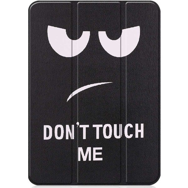 imoshion Coque tablette Trifold iPad 10 (2022) 10.9 pouces - Don't touch