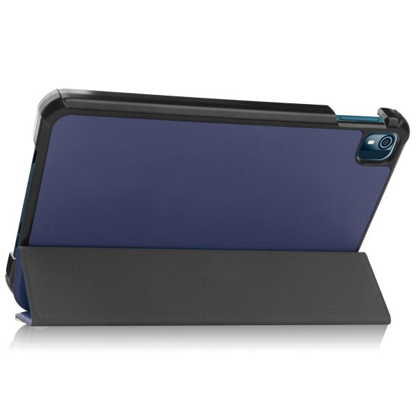 iMoshion Coque tablette Trifold Nokia T10 - Bleu foncé