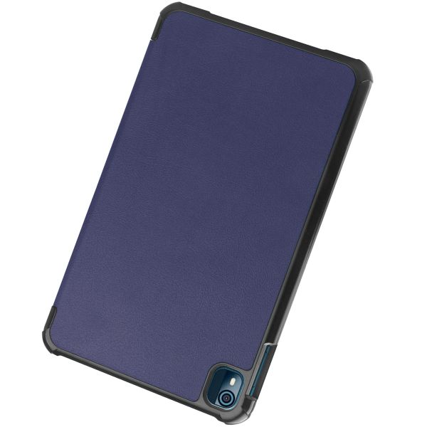 iMoshion Coque tablette Trifold Nokia T10 - Bleu foncé