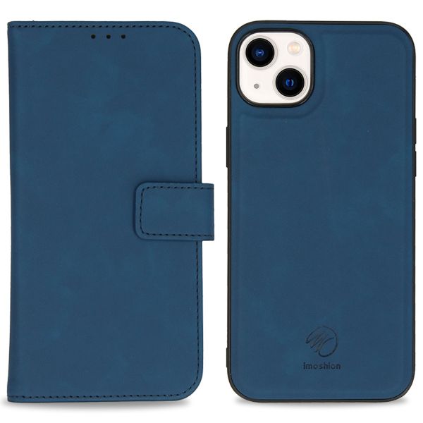 iMoshion Etui de téléphone de type portefeuille de luxe 2-en-1 amovible iPhone 14 Plus - Bleu