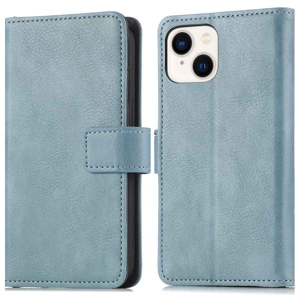 imoshion Étui de téléphone portefeuille Luxe iPhone 14 - Bleu clair