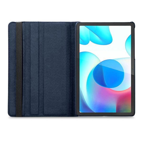 imoshion Coque tablette rotatif à 360° Realme Pad - Bleu foncé