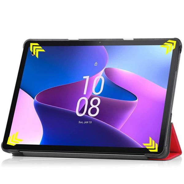 imoshion Coque tablette Design Trifold Lenovo Tab M10 (3rd gen) - Rouge