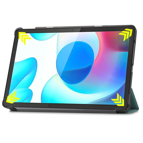 imoshion Coque tablette Trifold Realme Pad - Vert foncé