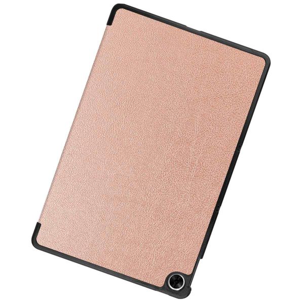 iMoshion Coque tablette Trifold Realme Pad - Rose Dorée