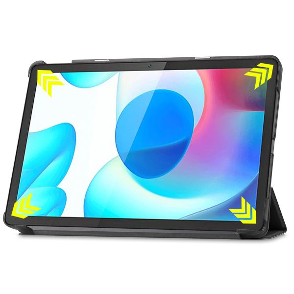 imoshion Coque tablette Trifold Realme Pad - Noir