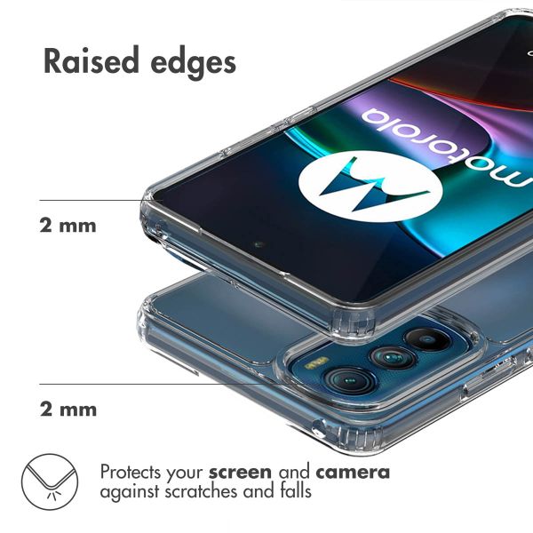 Accezz Coque Xtreme Impact Motorola Edge 30 - Transparent