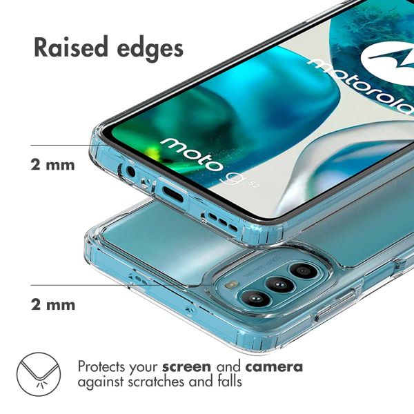 Accezz Coque Xtreme Impact Motorola Moto G52 / G82 - Transparent