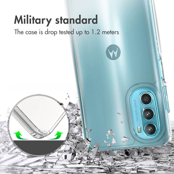 Accezz Coque Xtreme Impact Motorola Moto G52 / G82 - Transparent