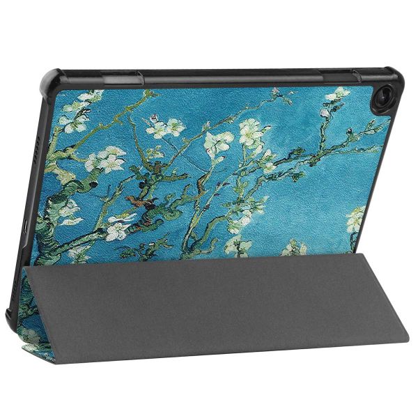 iMoshion Coque tablette Design Trifold Lenovo Tab M10 Plus (3rd gen) - Green Plant