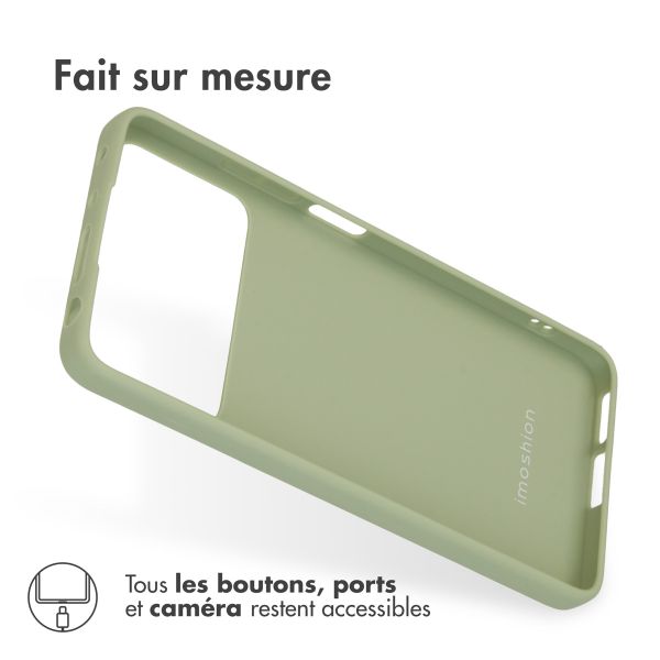 iMoshion Coque Couleur Xiaomi Poco X4 Pro 5G - Olive Green