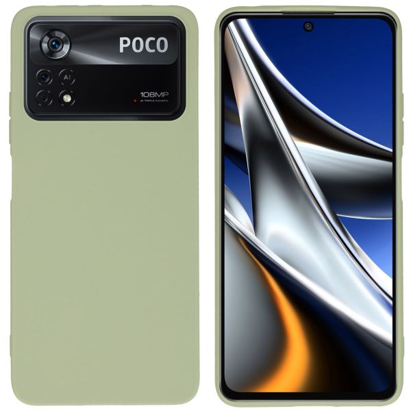 imoshion Coque Couleur Xiaomi Poco X4 Pro 5G - Olive Green