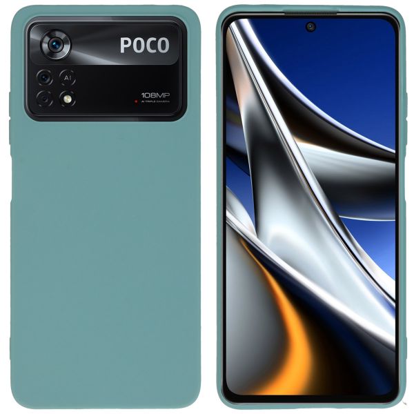 imoshion Coque Couleur Xiaomi Poco X4 Pro 5G - Vert foncé