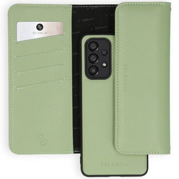 Selencia Serpent Clutch amovible Tierra Samsung Galaxy A33 - Vert