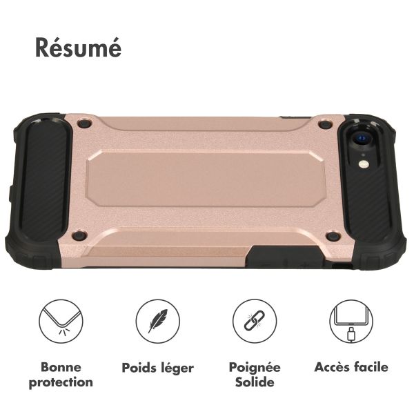 iMoshion Rugged Xtreme Backcover iPhone SE (2022 / 2020) 8 / 7 - Rosé Goud