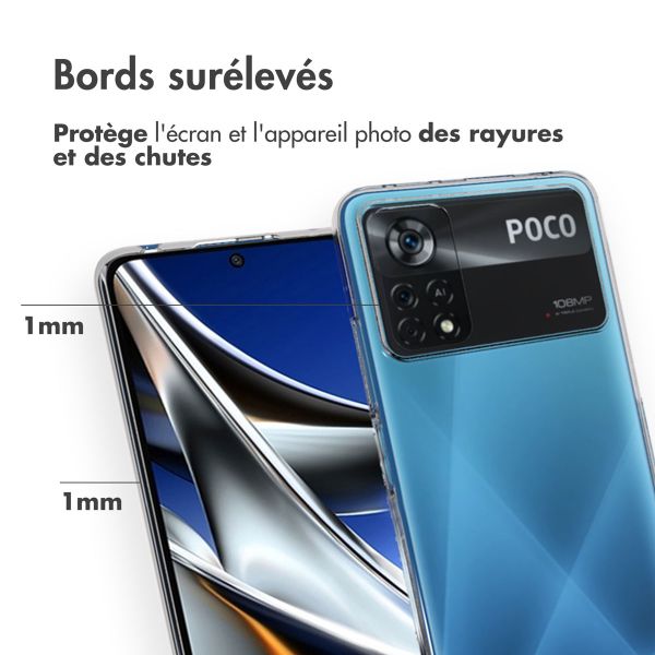 Accezz Coque Clear Xiaomi Poco X4 Pro 5G - Transparent