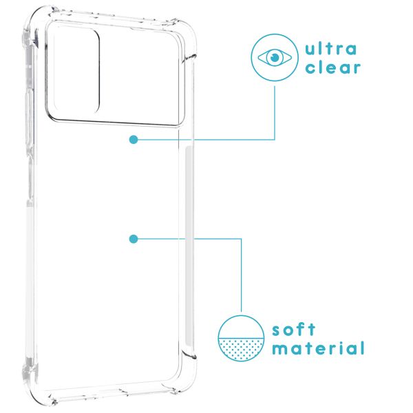 iMoshion Coque silicone Xiaomi Poco X4 Pro 5G - Transparent