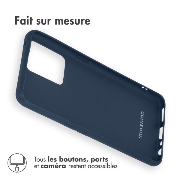 imoshion Coque Couleur Realme 9 Pro Plus - Bleu foncé