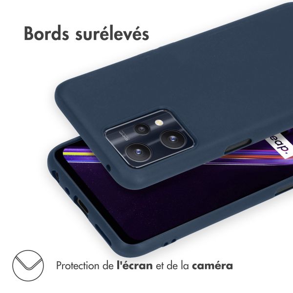 imoshion Coque Couleur Realme 9 Pro - Bleu foncé