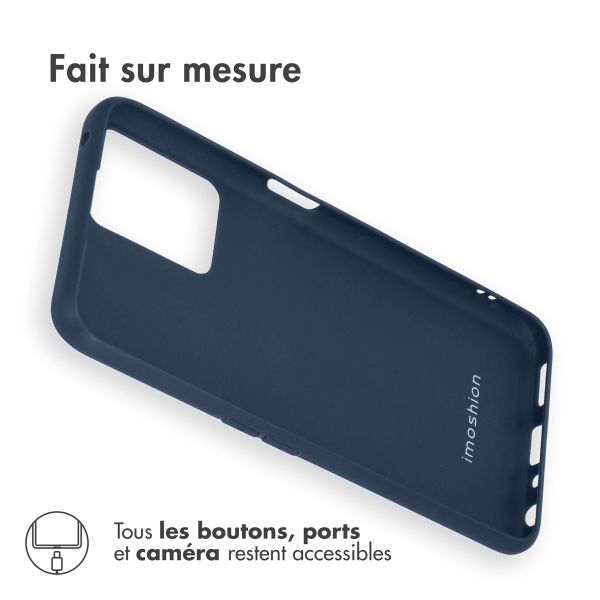 imoshion Coque Couleur Realme 9 Pro - Bleu foncé