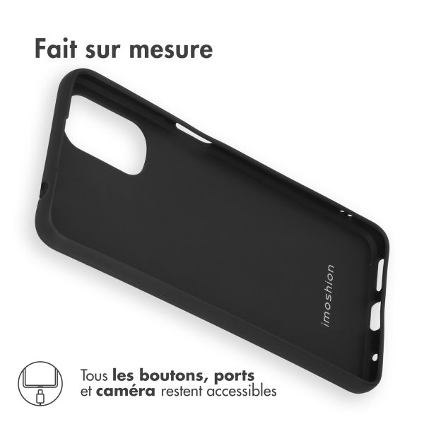 iMoshion Coque Couleur  Motorola Moto G22 - Noir