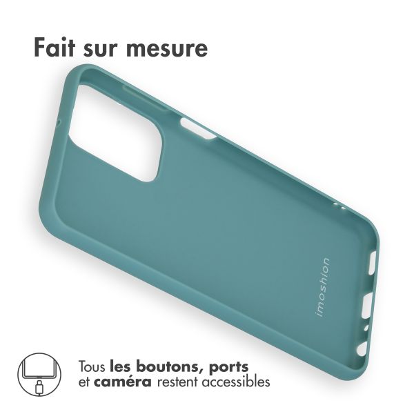 imoshion Coque Couleur Samsung Galaxy A23 (5G) - Vert foncé