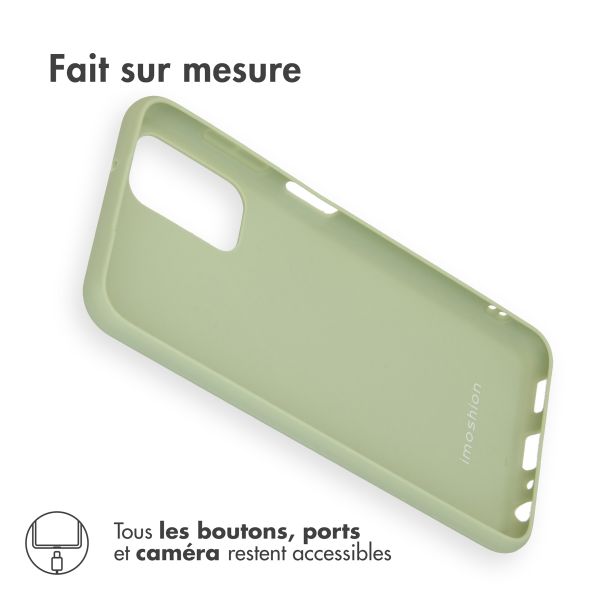 imoshion Coque Couleur Samsung Galaxy A13 (4G) - Olive Green