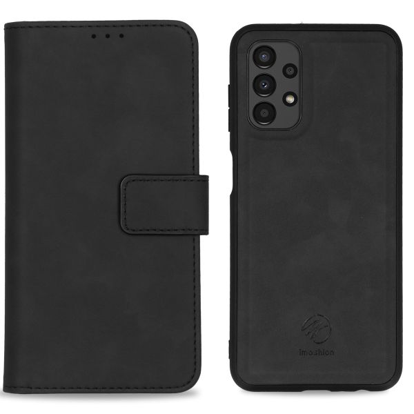 imoshion Etui de téléphone de type portefeuille de luxe 2-en-1 amovible Samsung Galaxy A13 (4G) - Noir