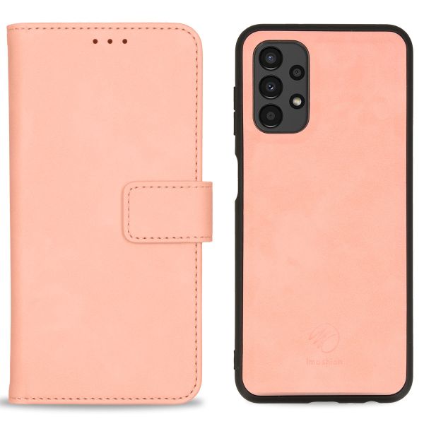 imoshion Etui de téléphone de type portefeuille de luxe 2-en-1 amovible Samsung Galaxy A13 (4G) - Rose