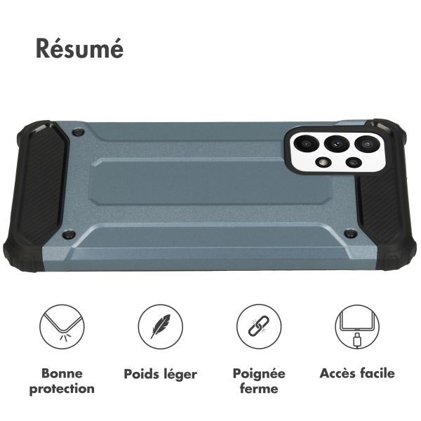 imoshion Coque Rugged Xtreme Samsung Galaxy A23 (5G) - Gris foncé