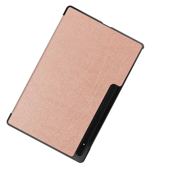 imoshion Coque tablette Trifold Samsung Galaxy Tab S8 Ultra - Rose Dorée