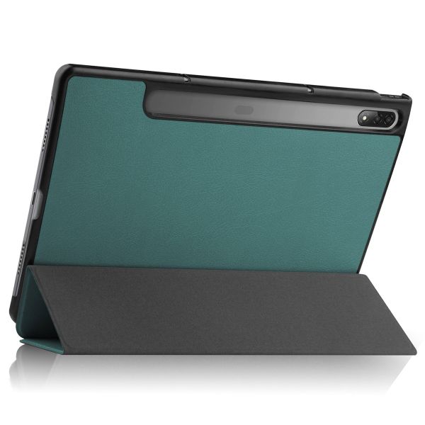 imoshion Coque tablette Trifold Lenovo Tab P12 Pro - Vert foncé