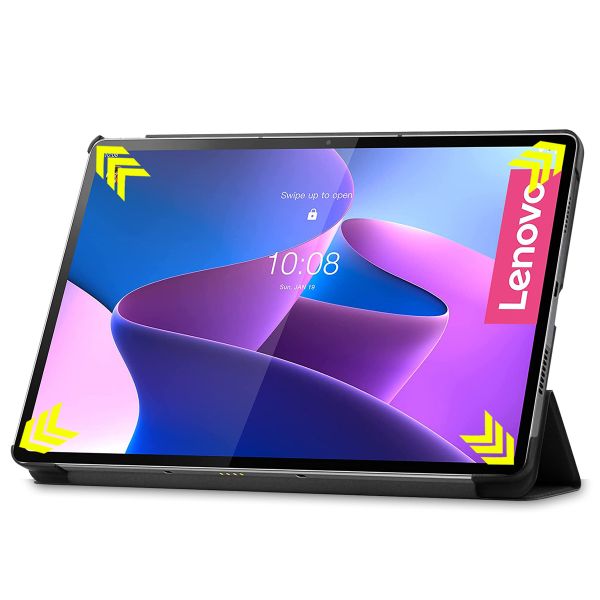 imoshion Coque tablette Trifold Lenovo Tab P12 Pro - Noir